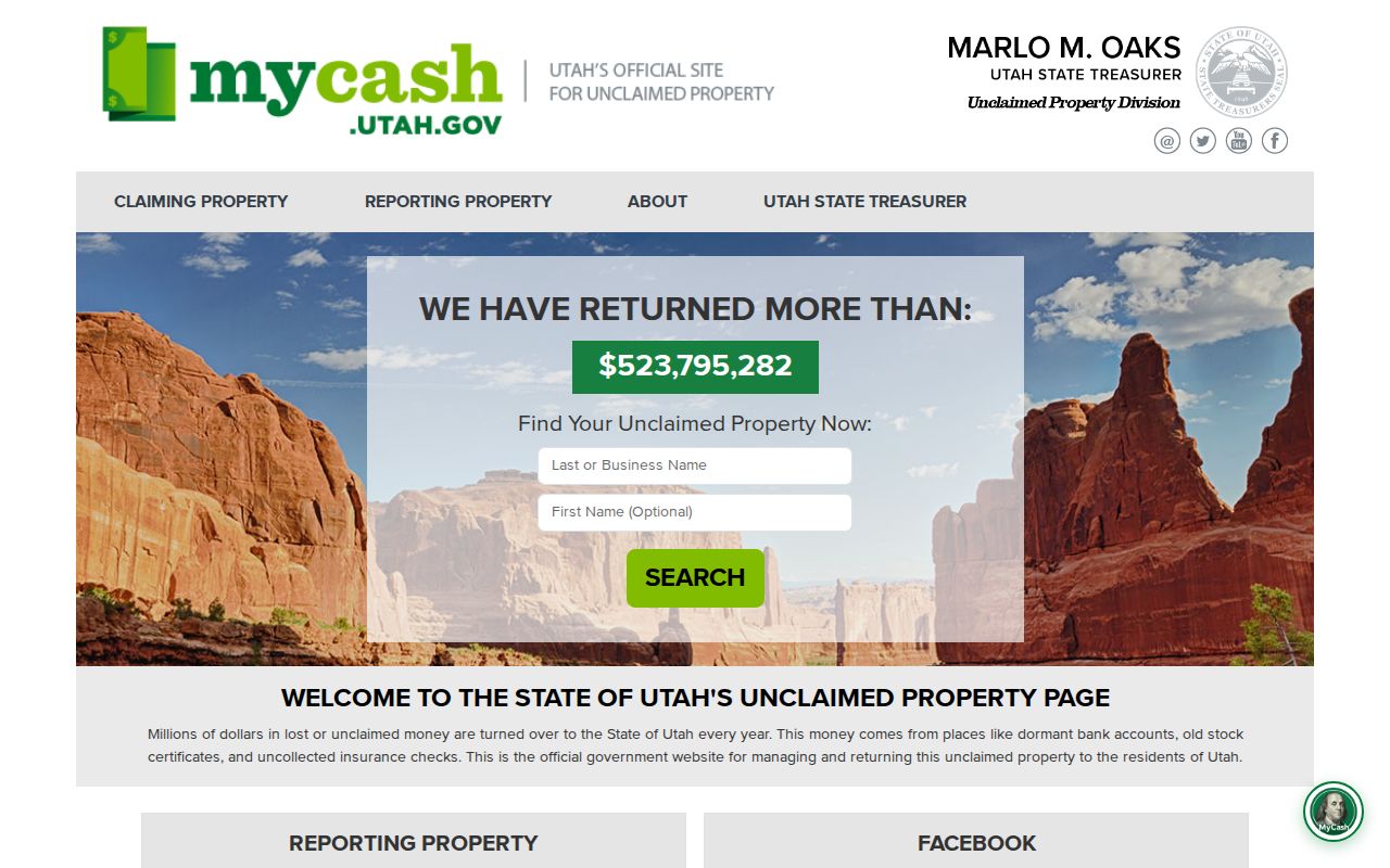 Syracuse public records research using Utah MyCash unclaimed property