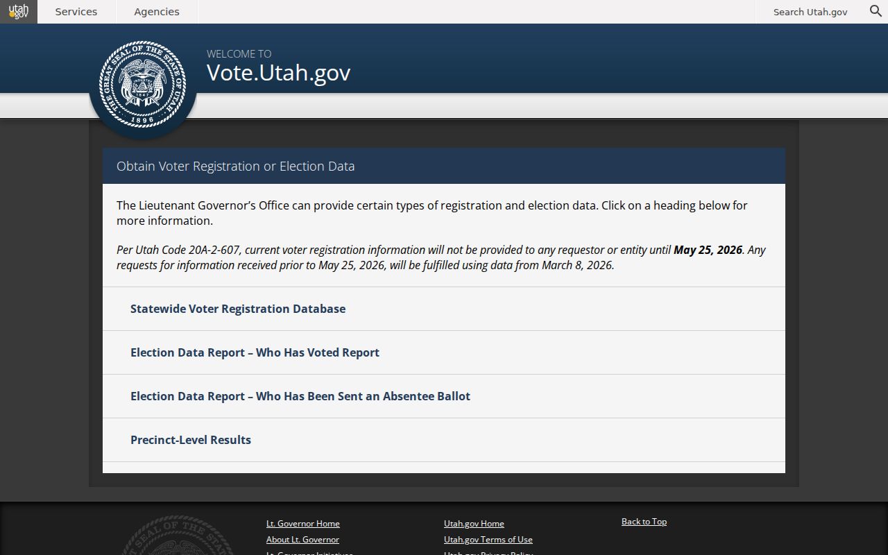 Syracuse voter registration data request options